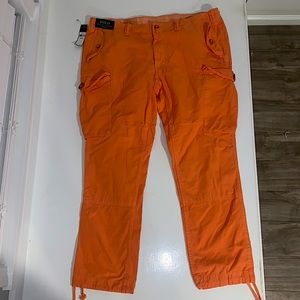 Ralph Lauren Bedford SnakeRiver Orange Cargo Pants